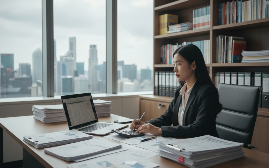 singapore company tax calculation