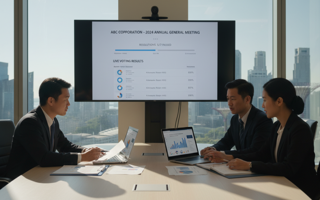 Online Shareholder Resolutions Singapore Company: A Step-by-Step Guide